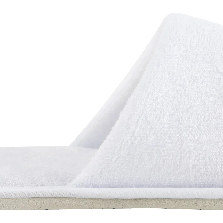 Hotel Slippers Cheap White Hospital Travel SPA Bathroom Disposable Hotel Slippers for Guests