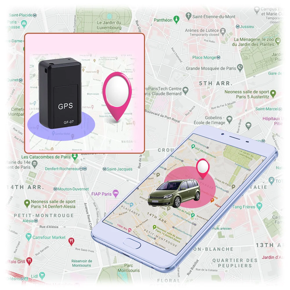 Gps-трекер sino key finder locator gf07 детектор