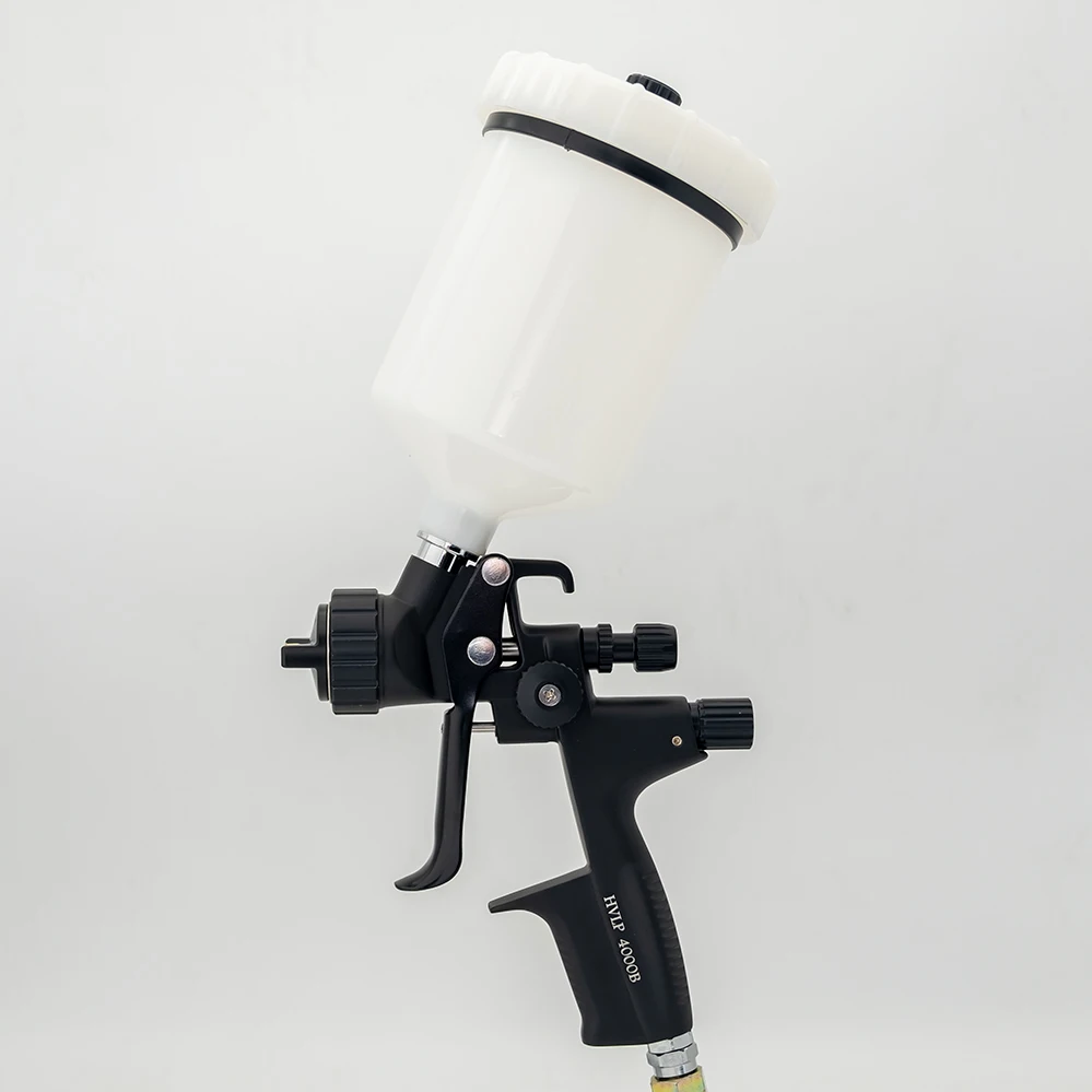 High Quality 4000B HVLP Spray Gun For Cars 1.3/1.8mm Nozzle Forged gun body + anodizing