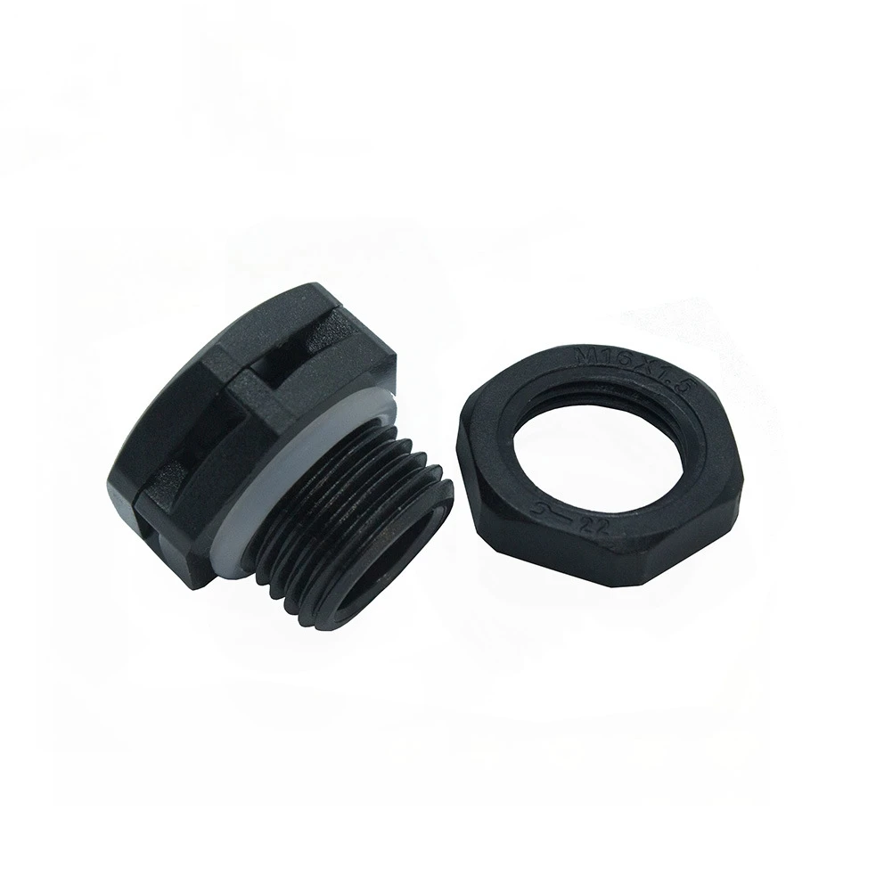 CHIKU M12*1.5 Plastic Air Vent Plug Manual Wire Connector for High-Temperature Media Black and White