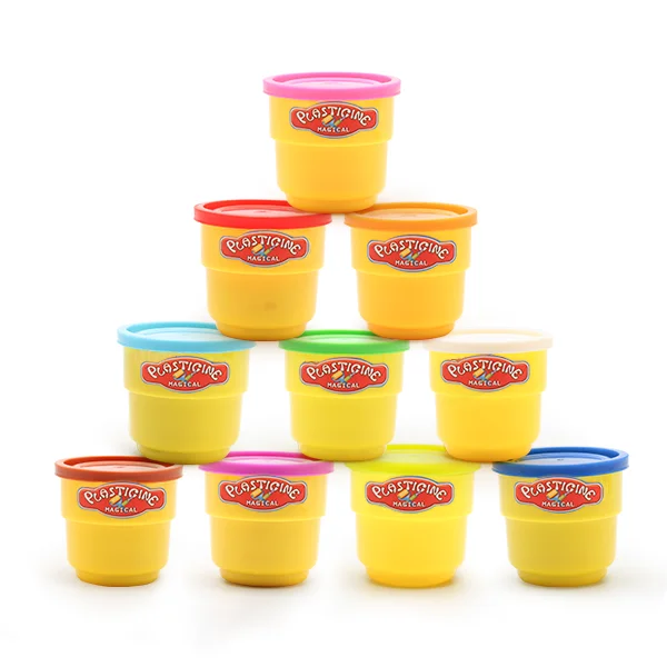  Non Toxic play dough plasticine intelligent Educational soft air dry Light Modelling Clay Fluffy Slime Mud Supplier