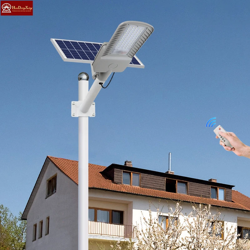 Monocrystalline LED Solar Street Light 30W-150W All-in-One Reflector Aluminum for Outdoor & Garden DC Power Supply