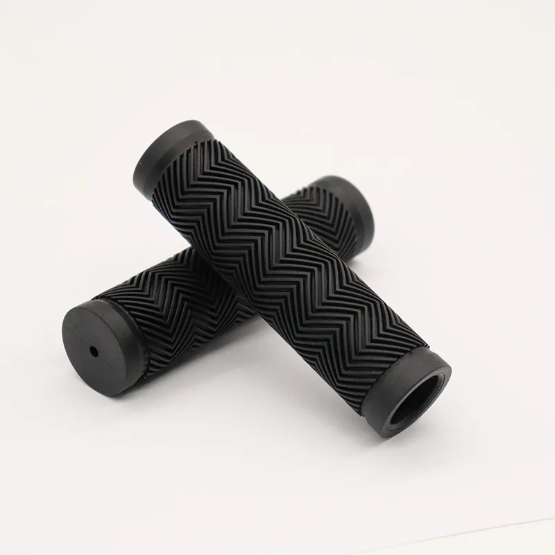 Oem Customized 120mm 22mm Black Rubber Non-Slip Bike Grip Bicycle Handlebar Grips Fit For Mtb Road Bike Cycle grip