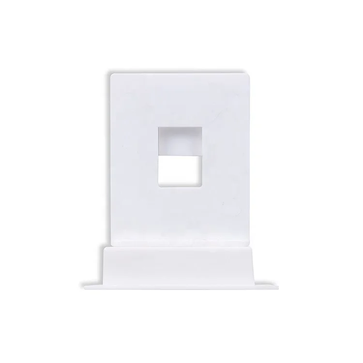 Displays Accessories Exhibition Cardboard Shelf ABS Connector White Plastic Corrugated Shelf