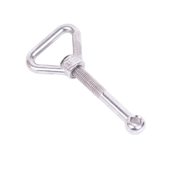 Stainless Steel Joint Bolts  Triangle Nut Triangle Ring Slipknot Screw  Fish eye bolts with holes