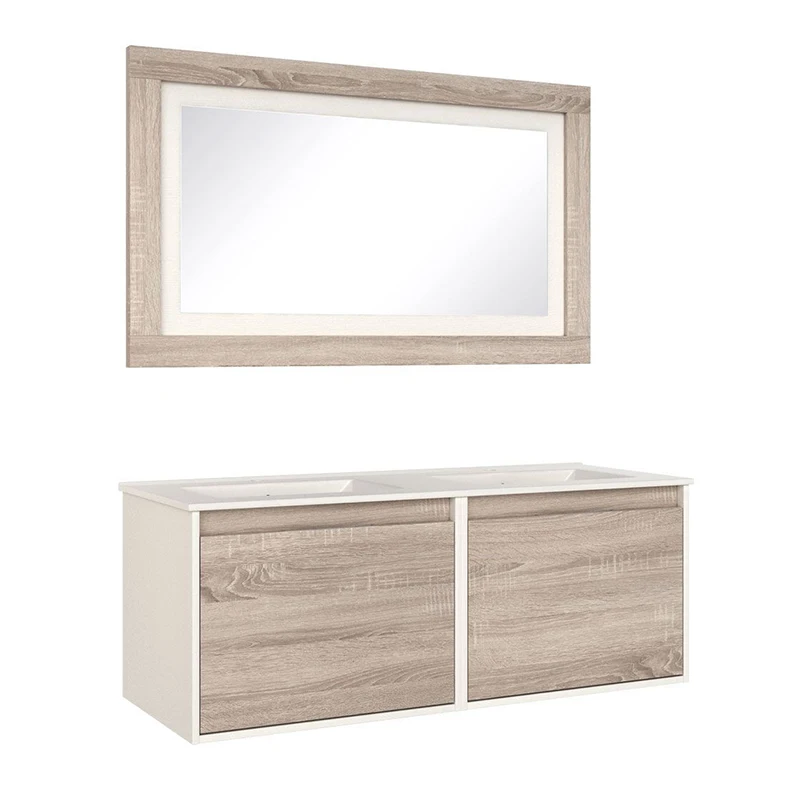 2023 new style 40 inch Floating wall 1 Sink hanging 2 Drawers bath furniture Bathroom Vanity Cabinet