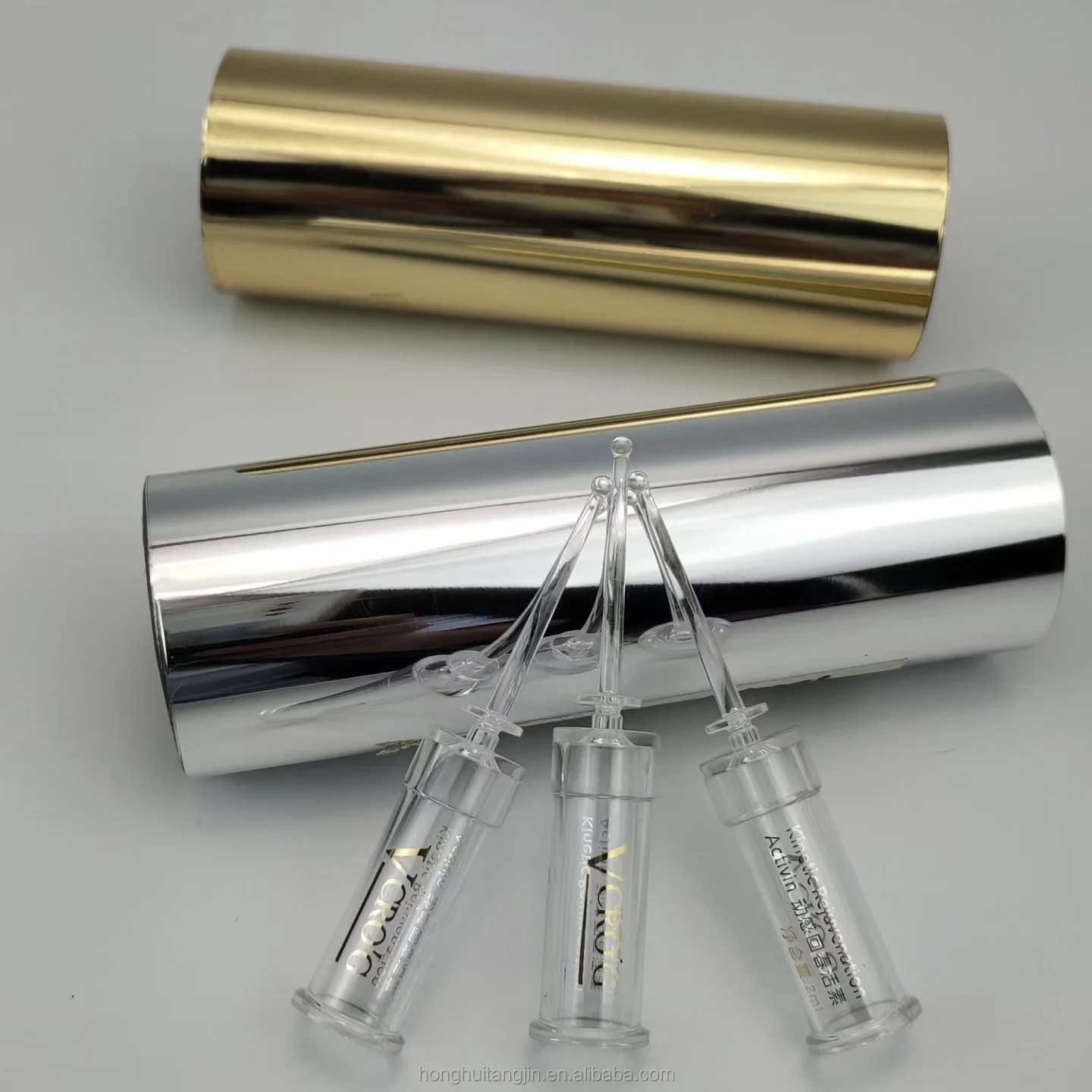 Customizable Matte Silver Foil Paper Roll PET Material Heat Transfer Film Printing Laser Foil Hot Stamping Holographic Effect