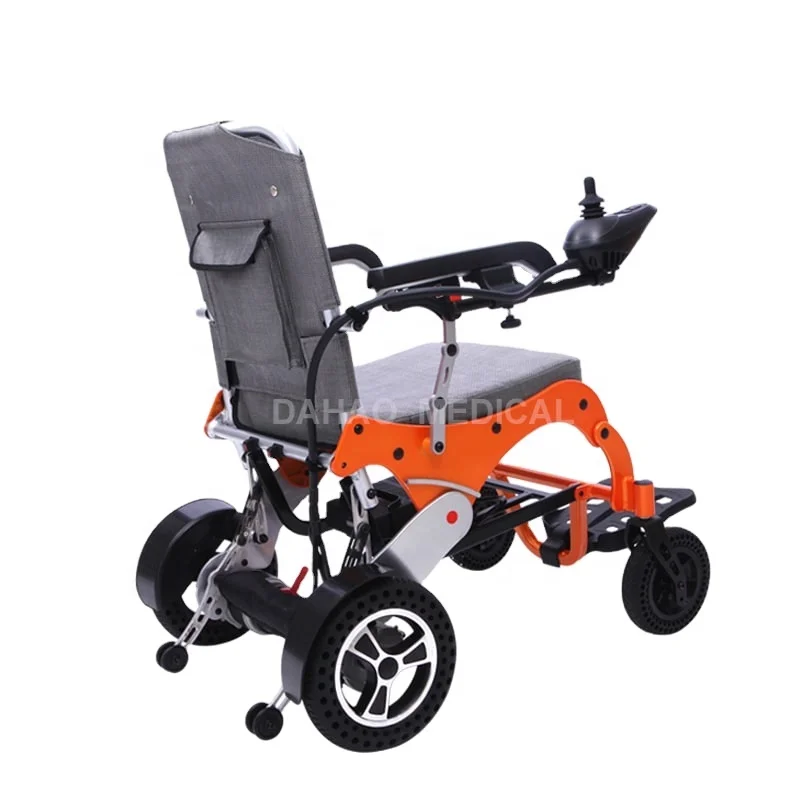 Travel Portable Battery Ultralight Electric Wheelchair with Electronic Brake