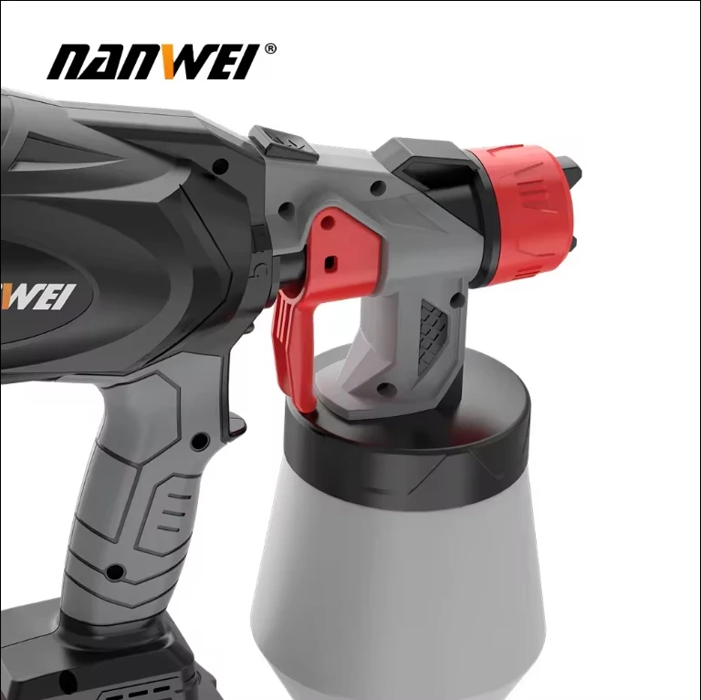 NANWEI  Electric Paint Sprayer 800W Spray Gun for House Painting/Furniture/Fence/Garden/Wall Power tools