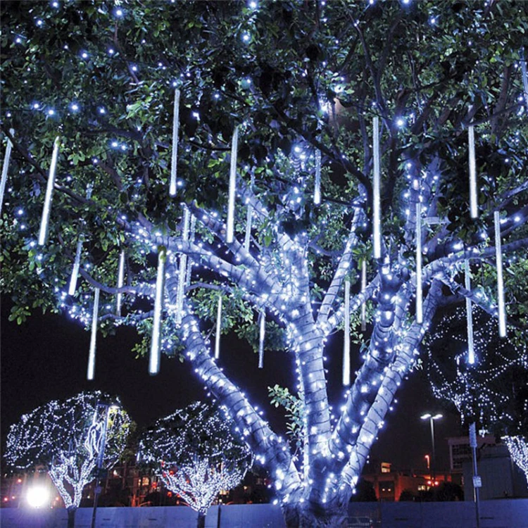 
110V 220V Meteor Shower Rain LED String Lights for Holiday Decor 