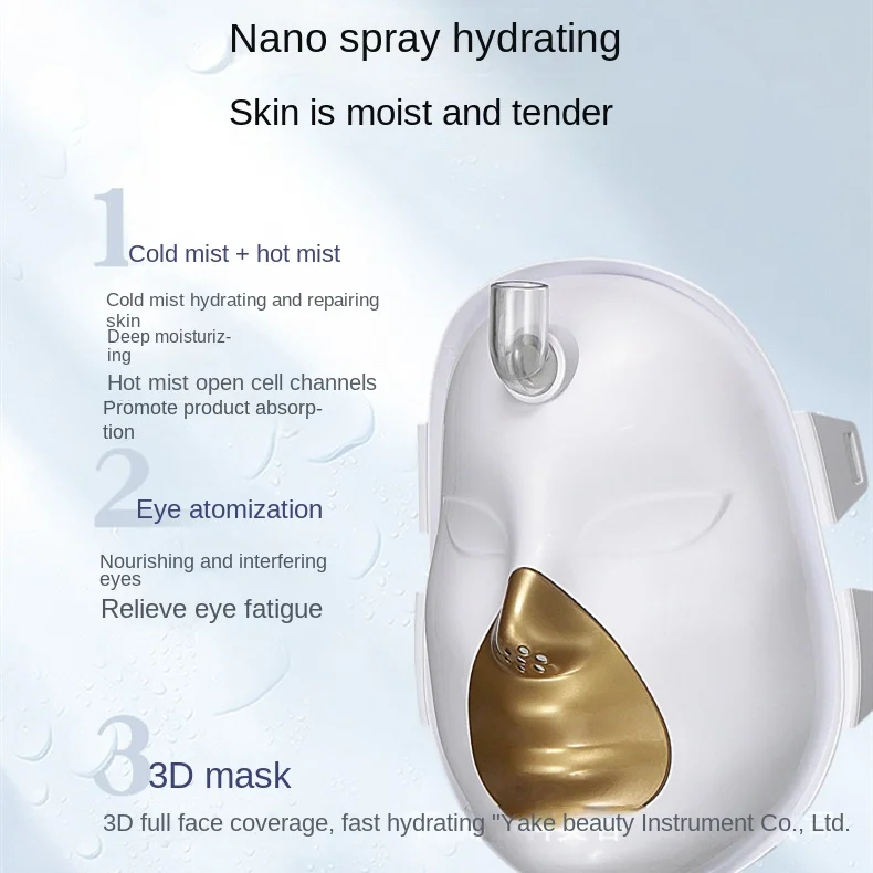 2023 new rufei eye spa machine cold and hot eye spa atomizer 3D face  Facial spray beauty device