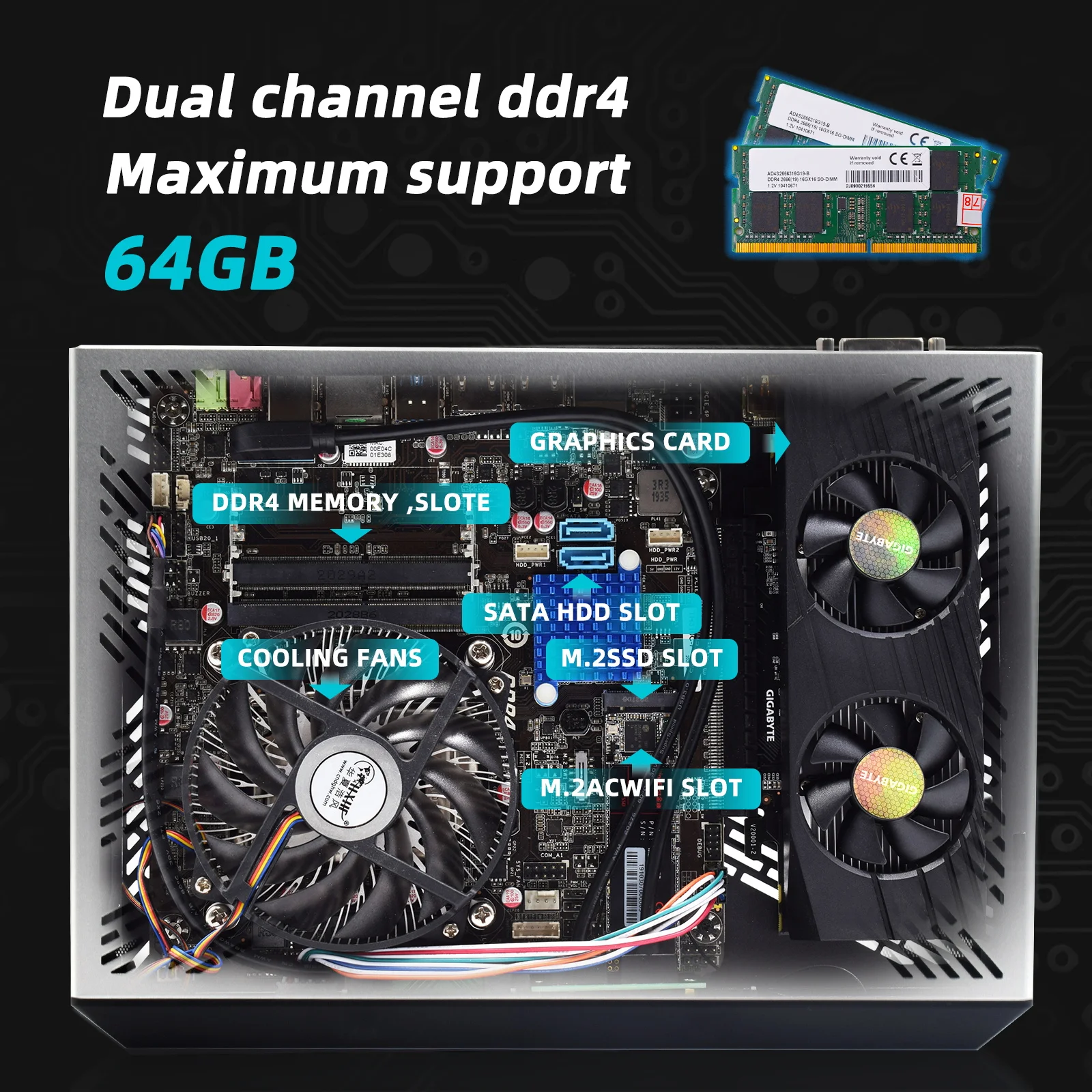 Newest Gaming PC I5 9400F GTX 1650 GDDR5 3 Display Desktop High Performance Game Computer