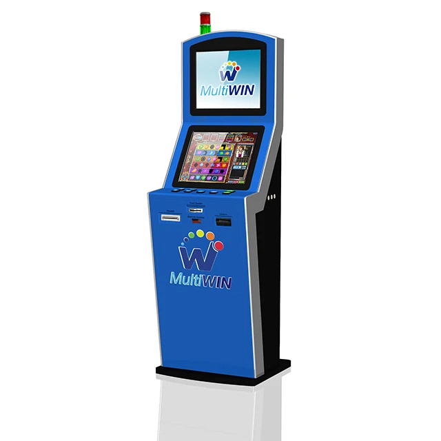 Customization 21 Inch Self Service Dual Touch Screen Ticket Vending Payment Kiosk with Card Reader and NFC Reader