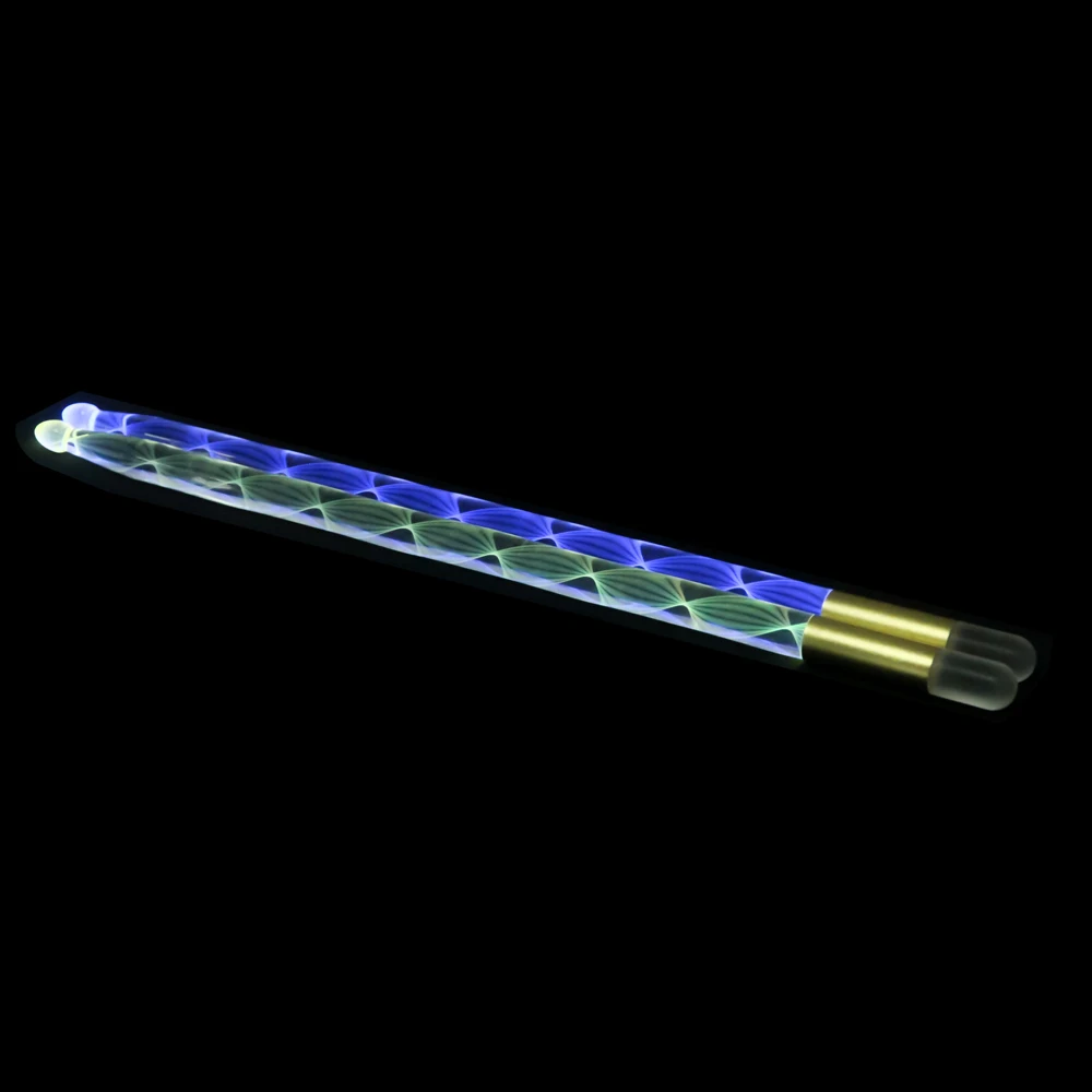 Portable 1 Pair Luminous Drumsticks Acrylic luminous drum sticks Stage Performance Durable