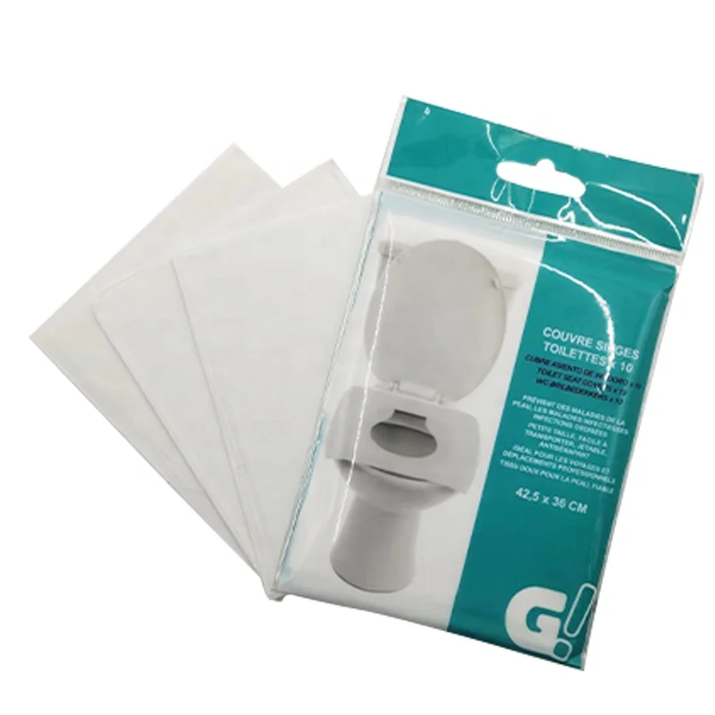 Recycled flushable toilet paper seat covers disposable toilet seat cover