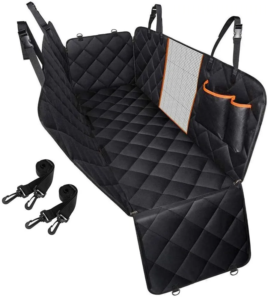 Manufacturer wholesale oxford waterproof foldable carrier black dog car seat cover