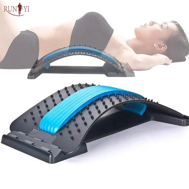Ready to Ship Multi-Level Back Stretching Device Back Lumbar Stretcher for Upper Back Stretcher Support and Pain Relief