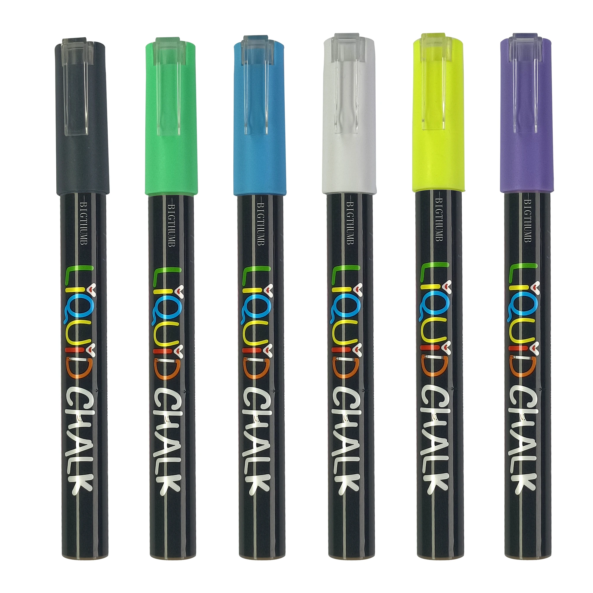 OEM Dry-Erase & Wet-Erase Neon Liquid Chalk Marker For Black Board, bristol Board, Glass, Mirror
