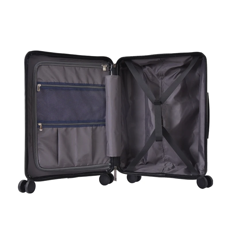 factory price 3 PCS maletas de viaje sets portable PP material hot selling fashion suitcases with spinner wheels travel trolley