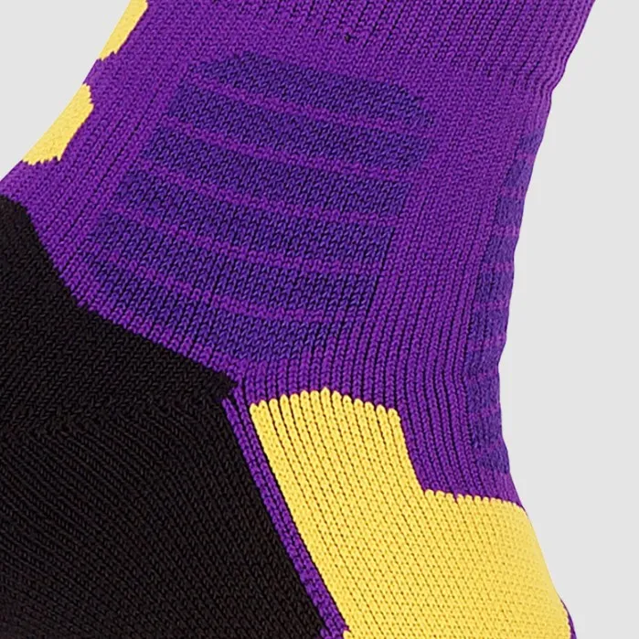 OEM Wholesale Basketball Socks Man Terry Absorbent Elite  Athletic Anti-slip Grip Basketball Sports Socks
