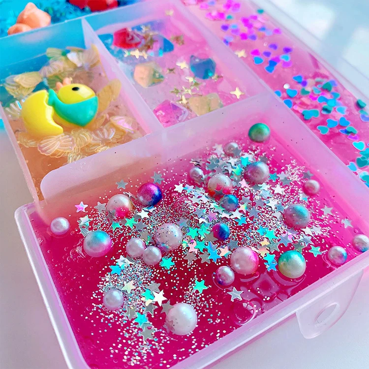Amazon Hot Sale Sweet Candy DIY  Slime Sea World Crystal Slime