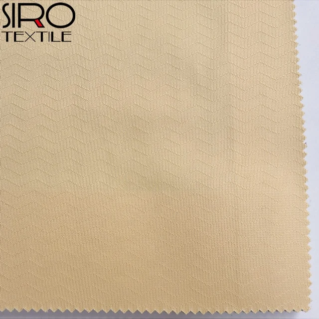 Factory supply jacquard 100% polyester fire retardant hospital curtain fabric with mesh for cubicle curtains