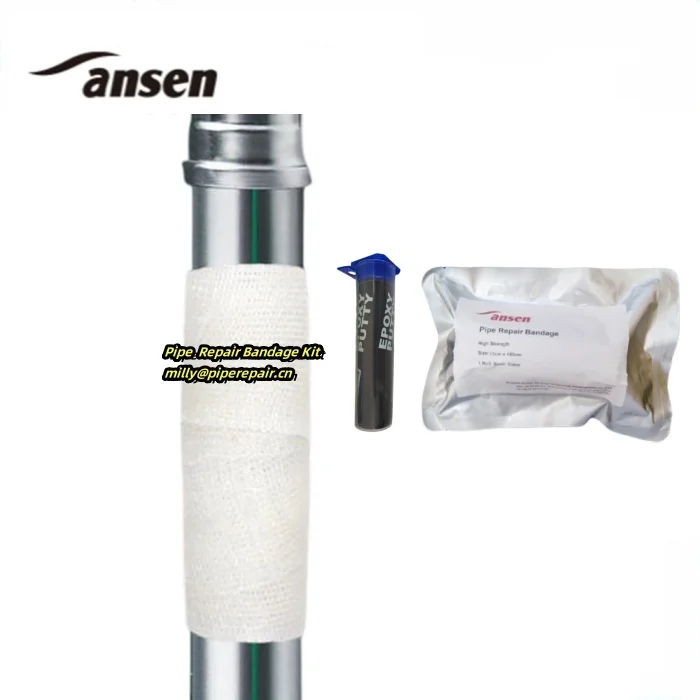 Plumbing Materials Water Activated Pipe Repair Bandage with Polyurethane Resin Epoxy Putty for Pipe Composite Repair