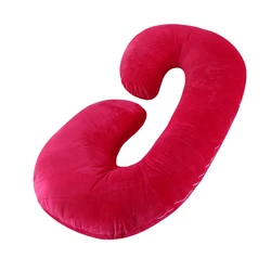 C shaped maternity pregnancy body  vlvet support pillow