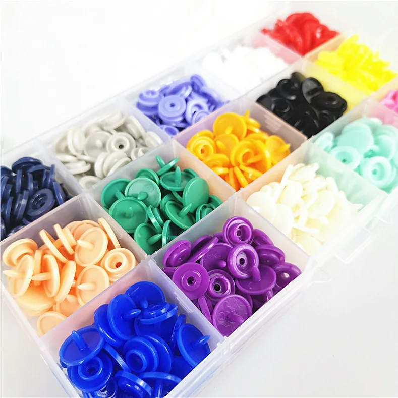 Snap Button Pressure Fastener Buttons for Baby Clothes Garment Clips Sewing Buttons
