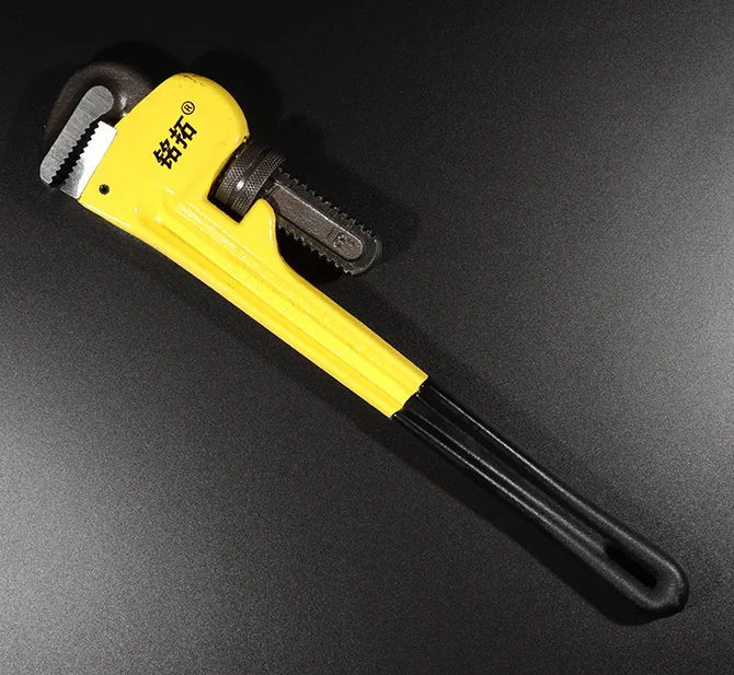 
High-grade High carbon steel pipe pliers pipe wrench 7.5