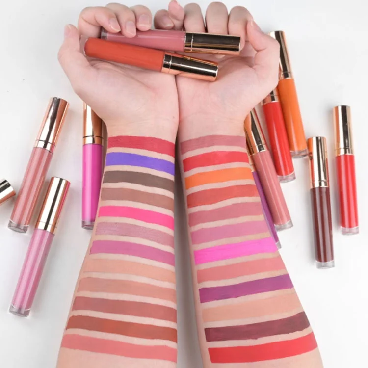 Новое поступление, водостойкий веганский блеск для губ, стойкая нюдовая Матовая жидкая помада