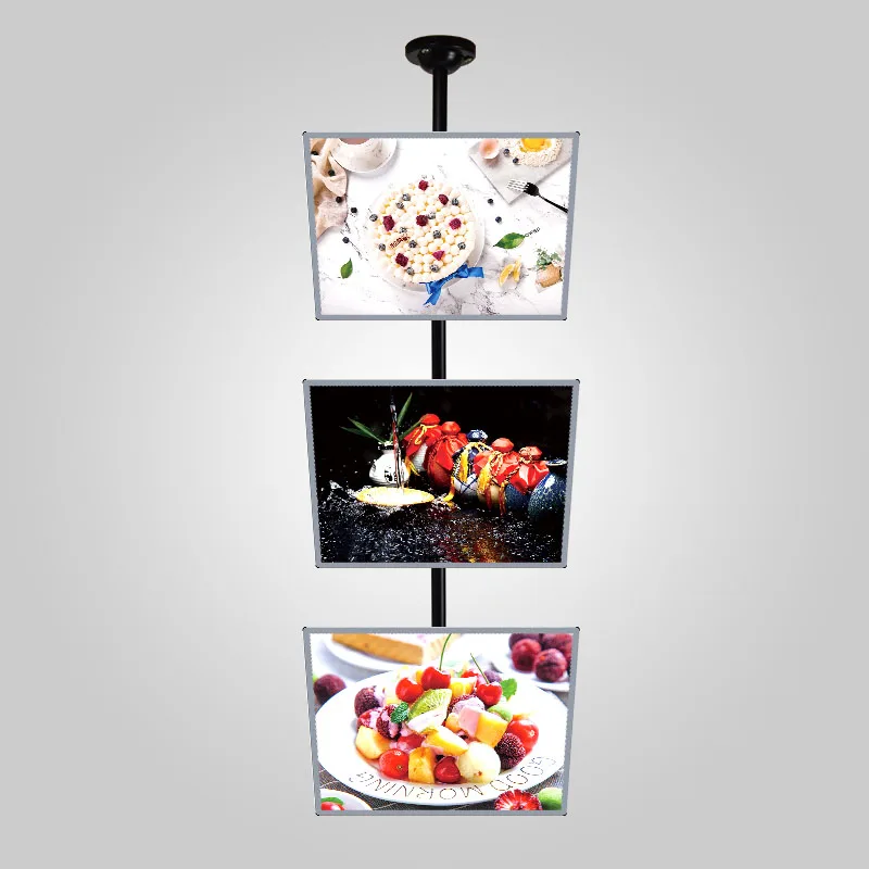 4ft light box aluminum profie snap frame led light box /clip on poster frame led lightbox a4