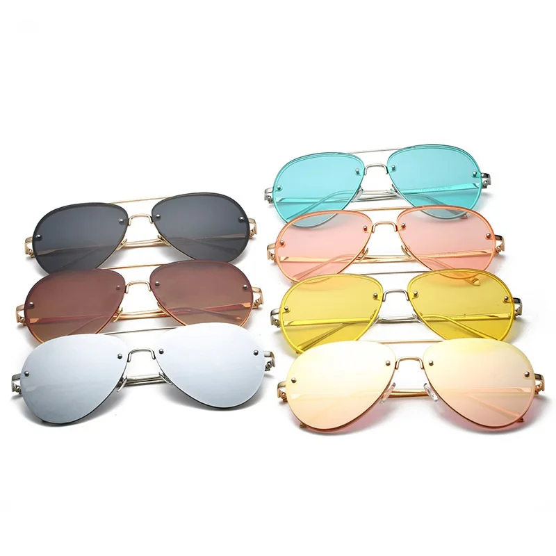 
wholesale European and American trend sunshade mirror personality sailor sunglasses ladies ocean piece sunglasses 