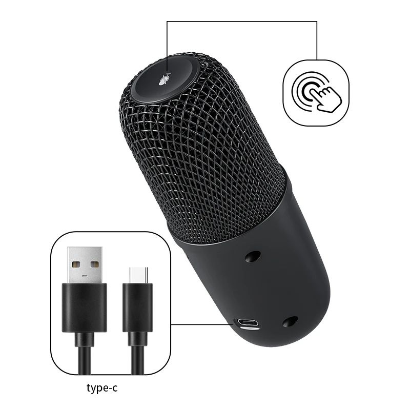 Condenser Sound Recording Microphone USB Desktop Podcast Podcast Microphone voice over for studio recording