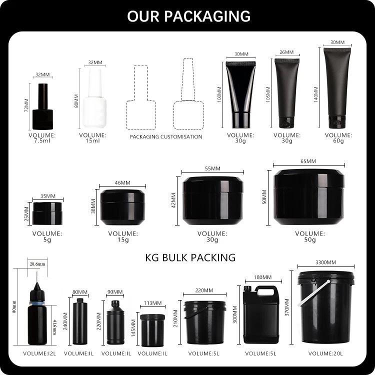 hema free oem private label custom color Create your brand soak off uv gel polish