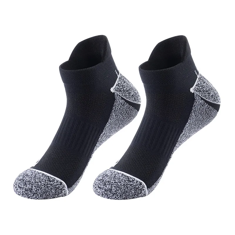 Athletic Cushioned Reinforced Heel Toe Breathable Mesh Performance Arch Support Sports Running Tab Socks