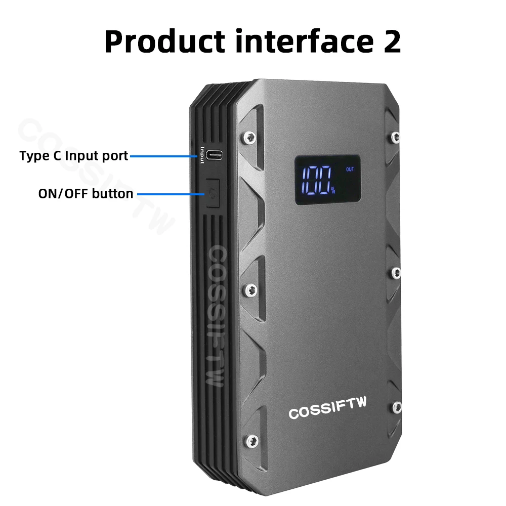 Gas engine jump starter 1000A