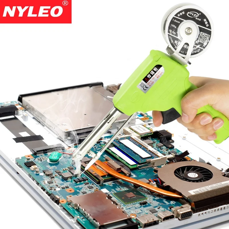 NL-160A 220V  Automatically Send Tin Soldering Iron Gun 60W Electric Soldering Irons Kit  for Welding Circuit Board