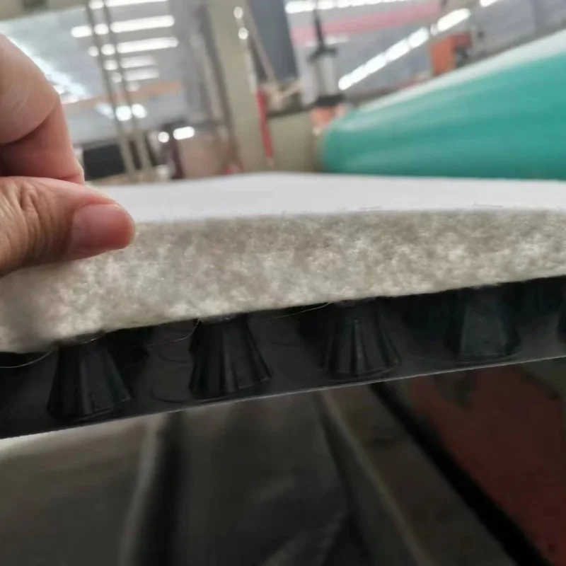 Дренажная доска HDPE белого и черного цвета пластиковая дренажная для мощности plsnts или складских площадок