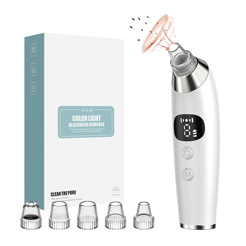 electric Face Absorb grease and blackheads vacuum blackhead remover Oil Absorbing suction hand tools