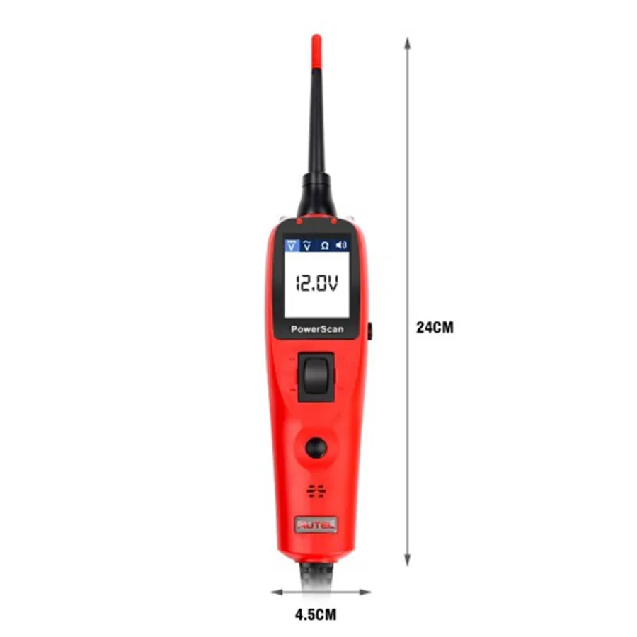 Autel PowerScan PS100 Electrical System Diagnostic Tool Automotive Circuit Tester Power Circuit Probe Kit