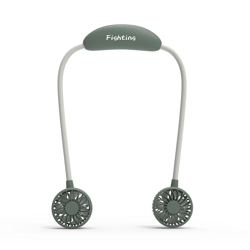 top sale summer air cooling USB rechargeable outdoor sports portable  hanging electric cooler neck fan