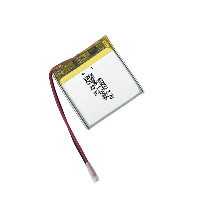 Square Lipo Battery Cell 433232 3.7V 350mAh rechargeable Mini Fans Drones li polymer battery