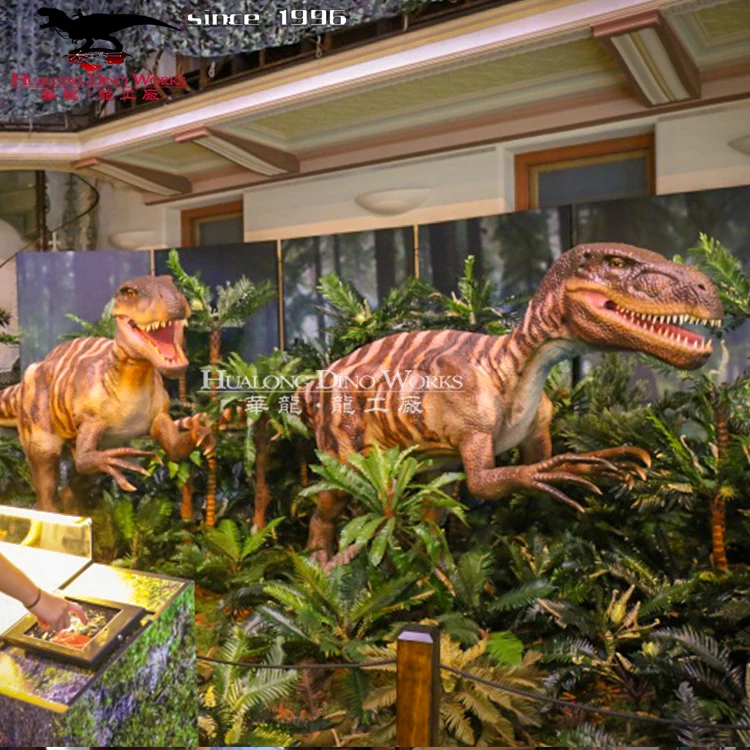 Halloween Animatronics Prop Dragon Statue Artificial Dinosaur Model