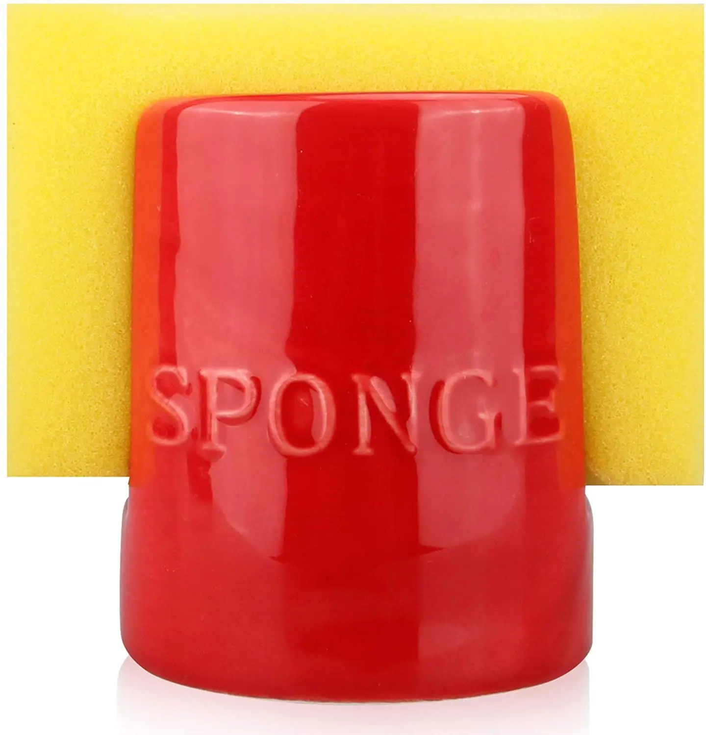 Ceramic Kitchen Sponge Holder Best Sink Caddy Dish Scrubber Holder Cute Soap Sponge Holder Storage Rack Organizer