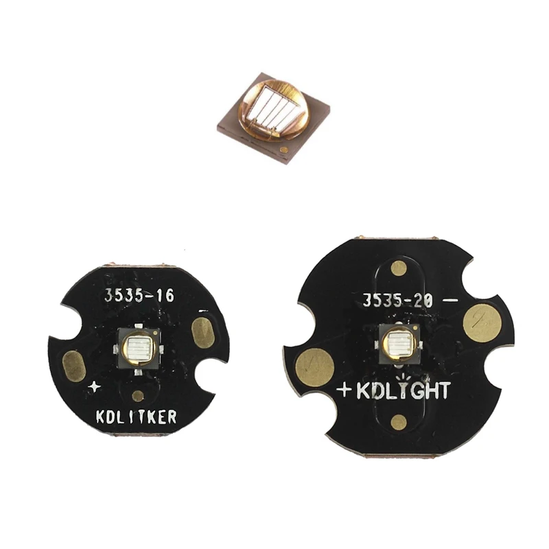 5 Вт CUN66A1G Ультрафиолетовый светодиодный эмиттер uv365 нм с KDLITKER DTP Copper