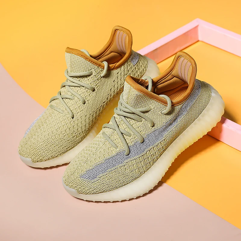  Новый дизайн 2021 оригинальные детские кроссовки Yeezy 350 V2 детская обувь мужская спортивная для бега