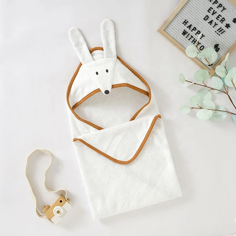 Любимый Детский банный халат-кенгуру из органического хлопка, тканые полотенца, Детские Банные одеяла