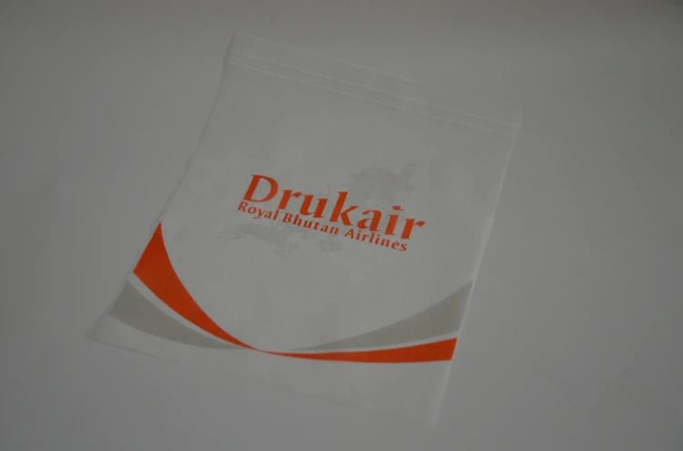 Printed non woven fabric airline seats head rest cover