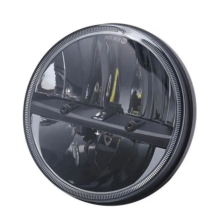 High lumen Auto headlight 7inch 20w 8000lm hi/lo beam led round headlight for jeep for motorcycle